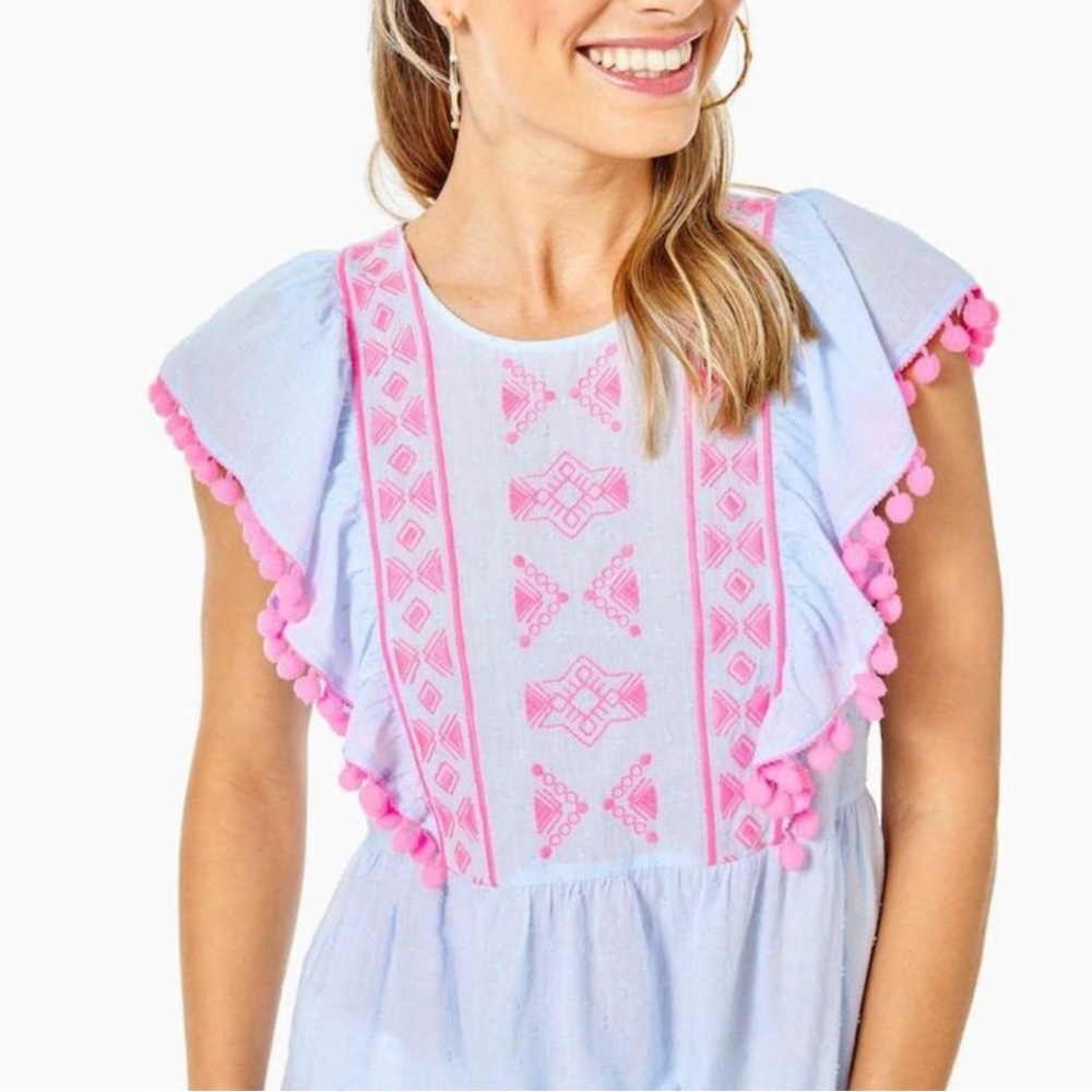 LILLY PULITZER RAQUELLE TOP, NWT SIZE M